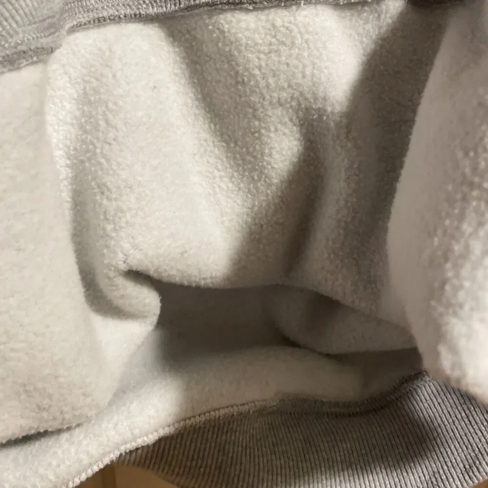 The North Face Heavyweight Hoodie Gray Men’s Size M Light Use Thick Warm Cozy